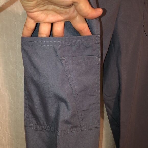 Scrubstar XS Gray Cotton Blend Scrub Pants - Picture 6 of 12
